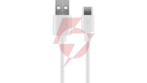Przewód FastCharge max.3A USB 2.0 HighSpeed USB-C - USB-A 0,5m 59126