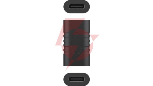 Adapter USB 3.0 Superspeed USB-C - USB-C czarny 45401
