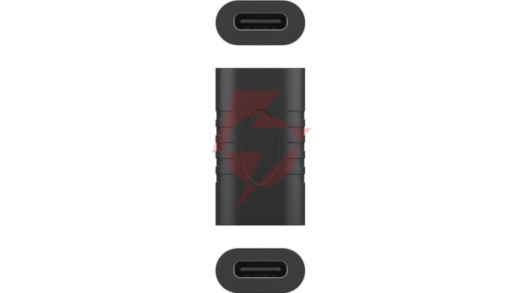 Adapter USB 3.0 Superspeed USB-C - USB-C czarny 45401