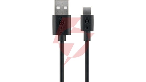 Przewód FastCharge max.3A USB 2.0 HighSpeed USB-C - USB-A 2m 59122