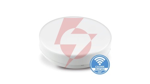 Plafon NEO n/t 13W AC 230V 50Hz 4000K (neutr.) 120 st. IP54 z czujnikiem ruchu 1390lm PL-NEO/LED/13W/CR biały