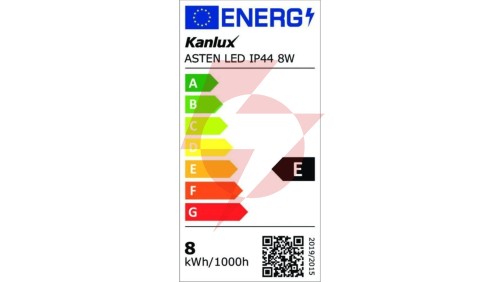 Oprawa ścienna LED 8W ASTEN LED IP44 8W-NW 450lm 4000K kinkiet 26680