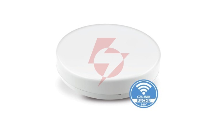Plafon NEO n/t 18W AC 230V 50Hz 4000K (neutr.) 120 st. IP54 z czujnikiem ruchu 1810lm PL-NEO/LED/18W/CR biały