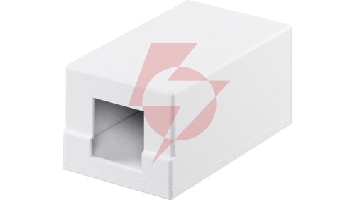 Pusta obudowa Keystone 1-port - umożliwia łatwy montaż metodą Snap-In 79355