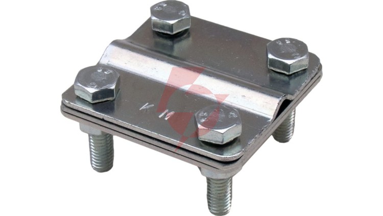 Złącze krzyżowe uniwersalne do drutu odgomowego B=30mm (trzy płytki) KM11