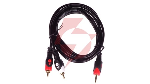 Przewód adapter Jack 3,5mm - 2x RCA 1,5m HQ LIBOX LB0022