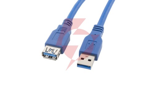 Przedłużacz USB 3.0 SuperSpeed niebieski 1,8m LANBERG CA-US3E-10CC-0018-B
