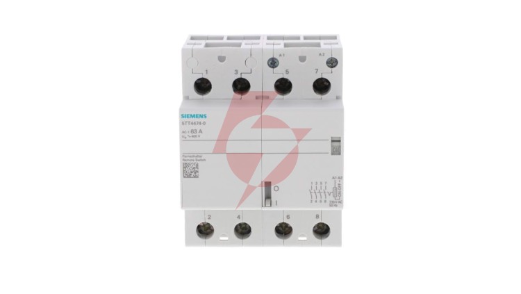Przekaźnik instalacyjny bistabilny 63A 4Z 230V AC 5TT4474-0