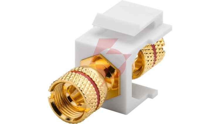 Keystone moduł głośnika - zacisk biegunowy czerwony 79484