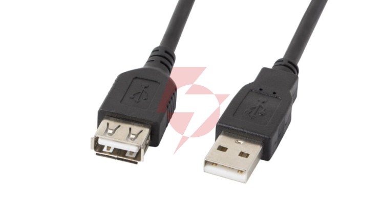 Przedłużacz USB 2.0 High Speed 3m LANBERG CA-USBE-10CC-0030-BK