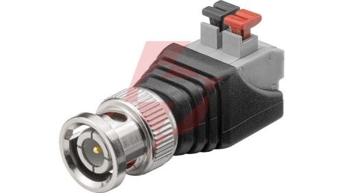 Wtyk BNC - mocowanie zaciskowe push-down 76750 /10szt./