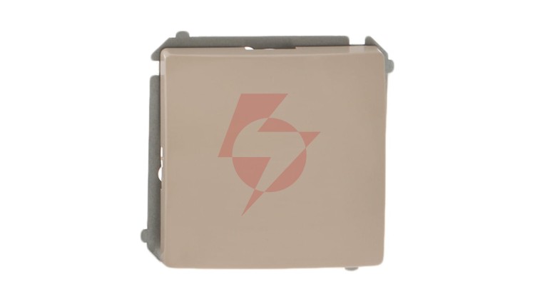 Simon Basic Łącznik jednobiegunowy, szybkozłącza, beżowy BMW1.01/12