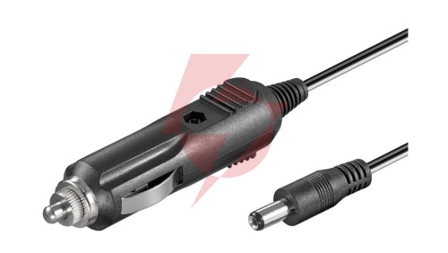 Kabel do zapalniczki samochodowej 1,8m - gniazdo zapalniczki - Wtyk DC (5,50 x 2,10mm) 12019