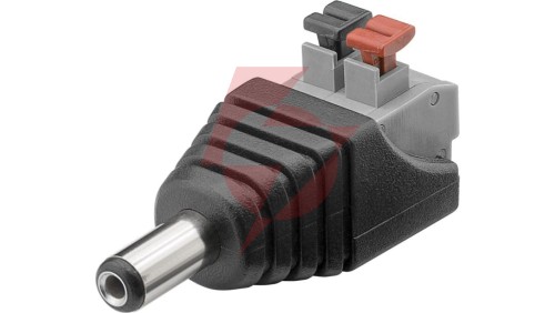 Wtyk DC (5,50 x 2,10mm) - mocowanie zaciskowe push-down 76748 /10szt./