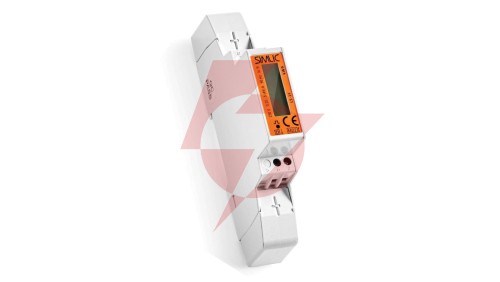 Licznik energii elektrycznej 1-fazowy, cyfrowy, 45A, 230V z podświetlanym wyświetlaczem LS-1F MID 85401010