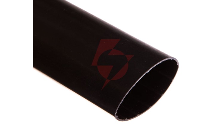 Rura termokurczliwa grubościenna z klejem 33/8mm czarna CRMA338 /1m/