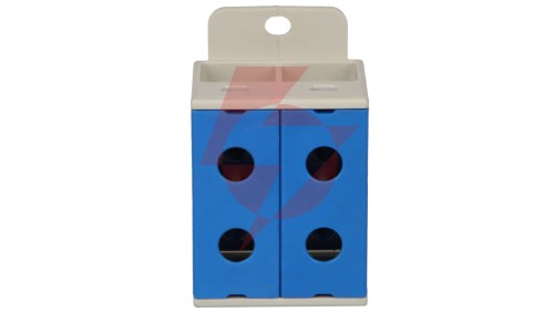 Złączka szynowa 2-torowa 35mm2 niebieska ZGX-2x35 niebieska ENE-00171