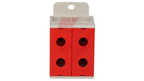Złączka szynowa 2-torowa 35mm2 czerwona ZGX-2x35 czerwona ENE-00170