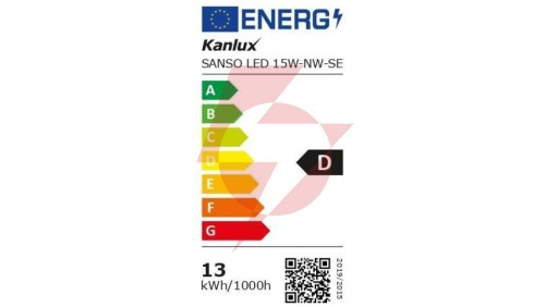 Plafoniera LED SANSO LED 15W-NW-SE z czujnikiem ruchu IP44 1250lm 4000K 26520