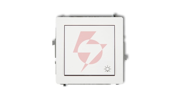 DECO Przycisk /światło/ biały DWP-5