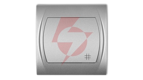LOGO Łącznik krzyżowy srebrny metalik 7LWP-6