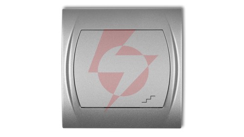 LOGO Łącznik schodowy srebrny metalik 7LWP-3