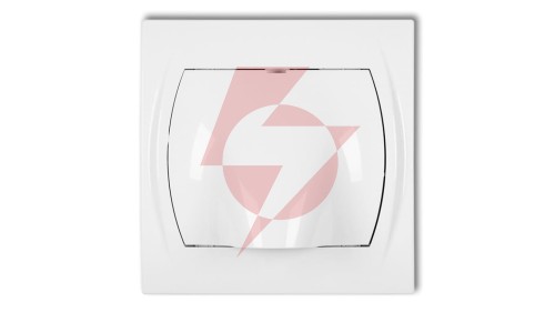 LOGO Wypust kablowy biały LWPK