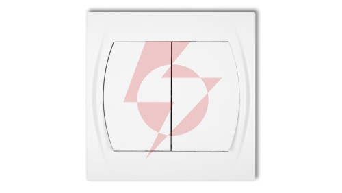 LOGO Łącznik świecznikowy podświetlany biały LWP-2L