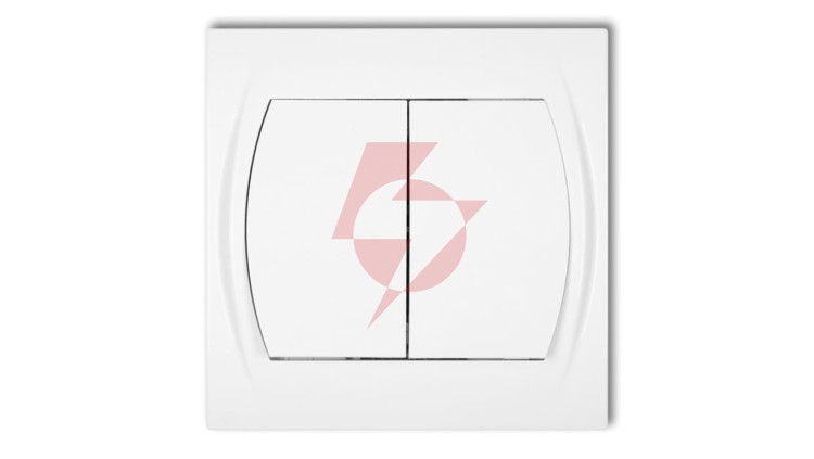 LOGO Łącznik świecznikowy podświetlany biały LWP-2L