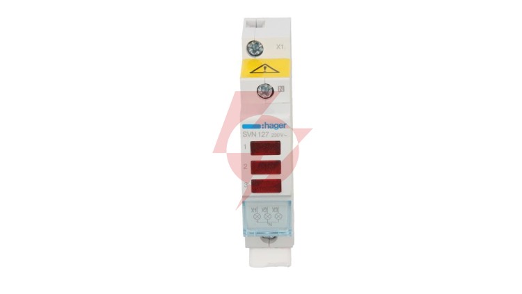 Lampka modułowa 3-fazowa czerwona 230-400V AC SVN127