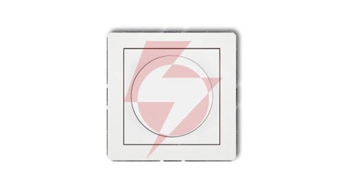 DECO Ściemniacz elektroniczny przyciskowo-obrotowy do lamp LED biały DRO-2