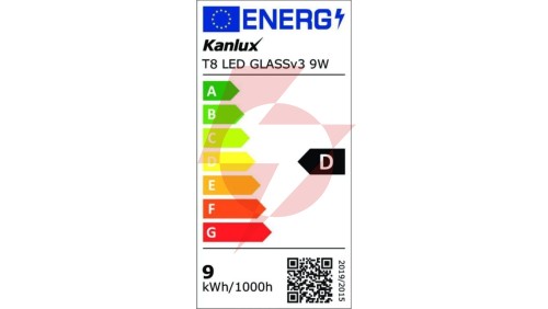 Świetlówka LED T8 G13 600mm GLASSv3 9W-NW 1350lm 4000K barwa neutralna 3 lata Gwarancji 26062
