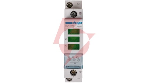 Lampka modułowa 3-fazowa zielona 230-400V AC SVN221