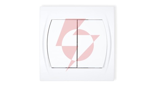 LOGO Łącznik świecznikowy biały LWP-2