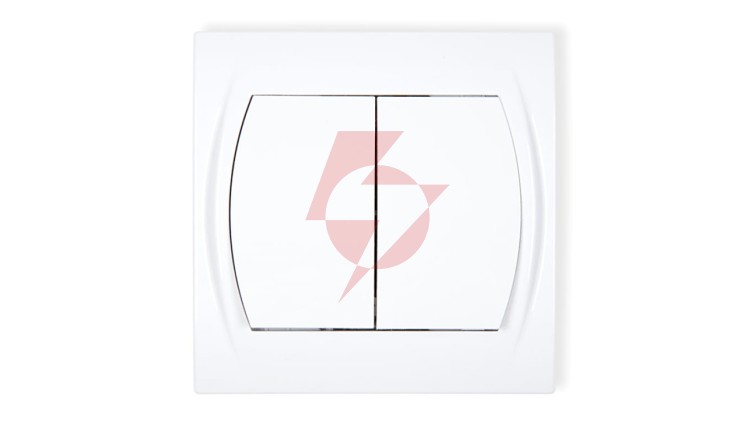 LOGO Łącznik świecznikowy biały LWP-2