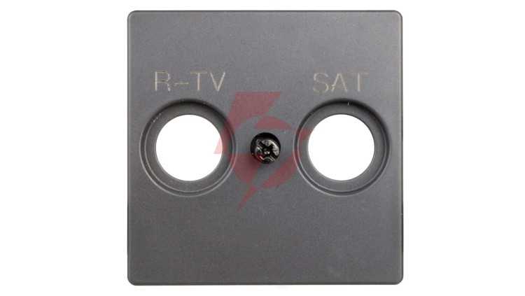 Simon 82 Pokrywa gniazda antenowego RD/TV/SAT grafit 82097-38