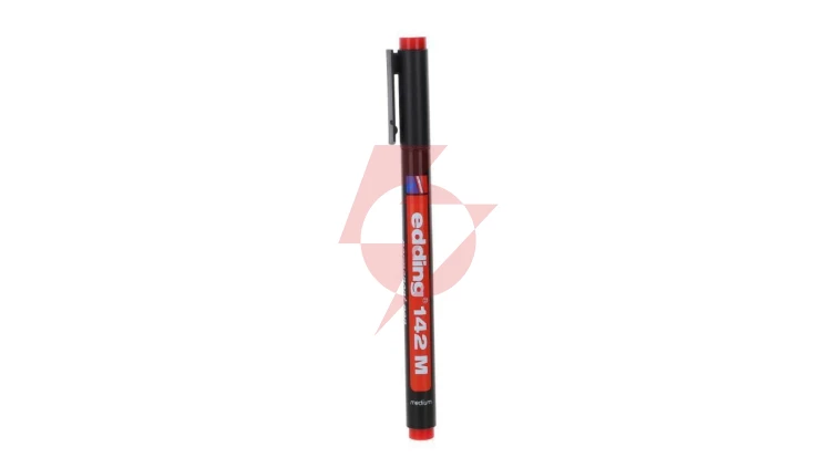 Pisaki do opisywania ręcznego odporne na ścieranie i wodę PN-R 1mm czerwony E04ZP-01090200203