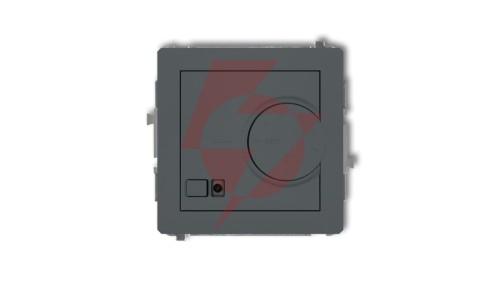 DECO Regulator elektroniczny temperatury z czujnikiem powietrznym grafitowy mat 28DRT-2