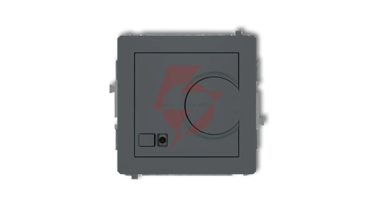 DECO Regulator elektroniczny temperatury z czujnikiem powietrznym grafitowy mat 28DRT-2
