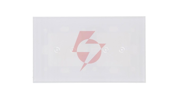 Simon Touch ramki Panel dotykowy S54 Touch, 2 moduły, 2 pola dotykowe poziome + 2 pola dotykowe poziome, biała perła DSTR222/70