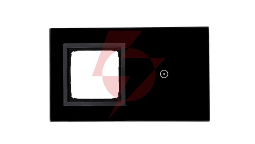 Simon Touch ramki Panel dotykowy S54 Touch, 2 moduły, 1 pole dotykowe + 1 otwór na osprzęt S54, zastygła lawa DSTR210/73