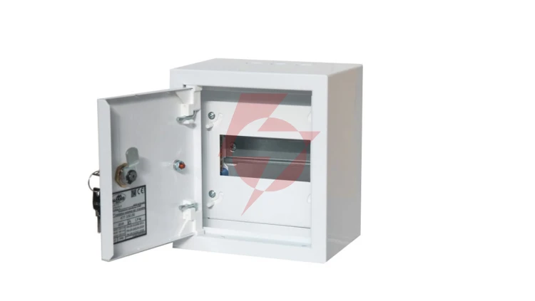 Rozdzielnica modułowa 1x6 natynkowa IP30 zamek RAL 9003A-RZ0