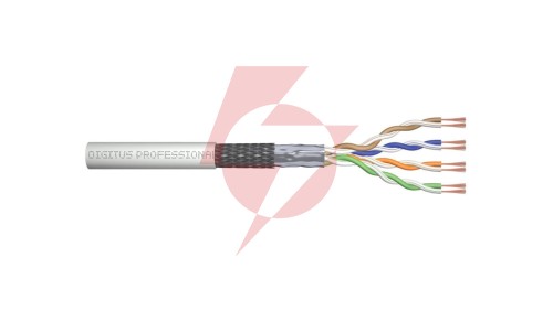 Kabel teleinformatyczny SF/UTP kat.5e 4x2xAWG26/7 linka Digitus DK-1531-P-305-1 /305m/