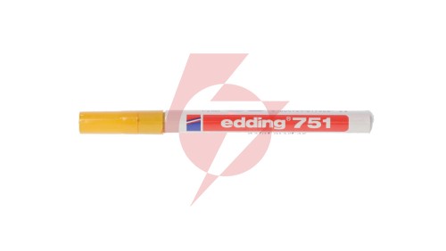 Pisaki do opisywania ręcznego odporne na ścieranie i wodę PLC-YL 1-2mm żółty E04ZP-01090500403 /5szt./