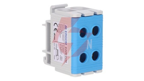 Złączka szynowa 2-torowa niebieska ZJUN-2x50/BL R34RR-07010021203 /6szt./