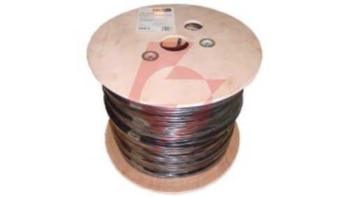Kabel F/UTP kat. 5e 305m (karton) PE drut czarny zewnętrzny żelowany DK-TP522