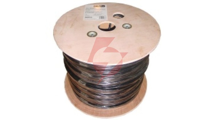 Kabel F/UTP kat. 5e 305m (karton) PE drut czarny zewnętrzny żelowany DK-TP522