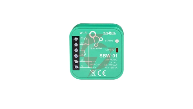 Supla sterowanik bramowy WI-FI 1-kanałowy dwukierunkowy SBW-01 SPL10000002