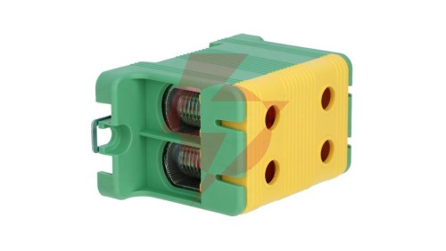 Złączka szynowa 2-torowa ZJUN-2x95 PE 95mm2 żółto-zielona R34RR-07020002103