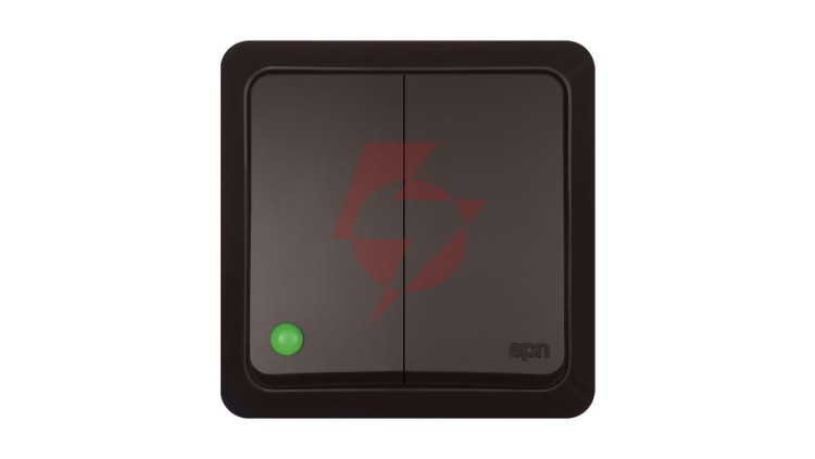 BERG Łącznik świecznikowy n/t 10AX IP20 brązowy 3711-05